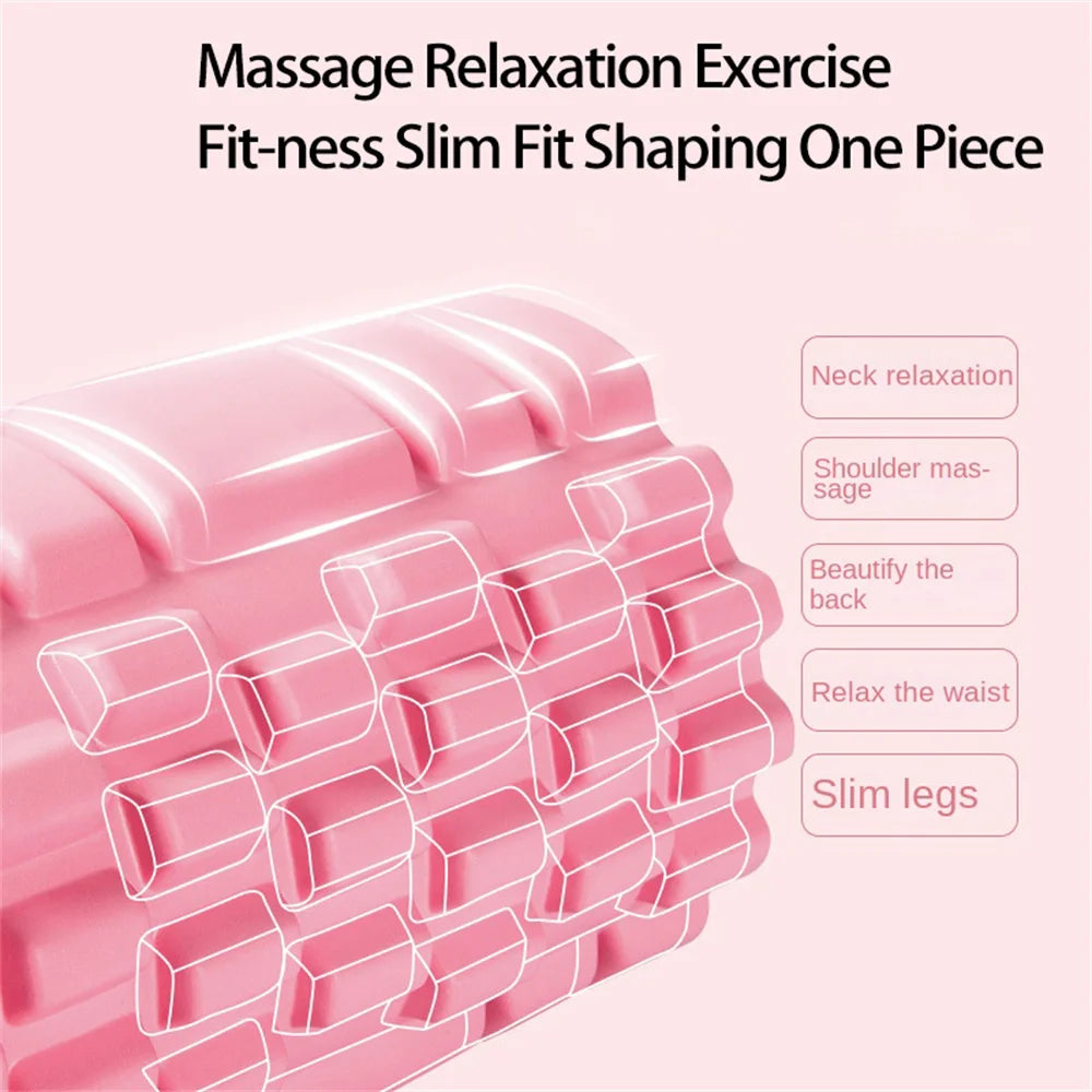 25.5cm Foam Roller Yoga Pilates Back Massage Exercise Fitness Equipment