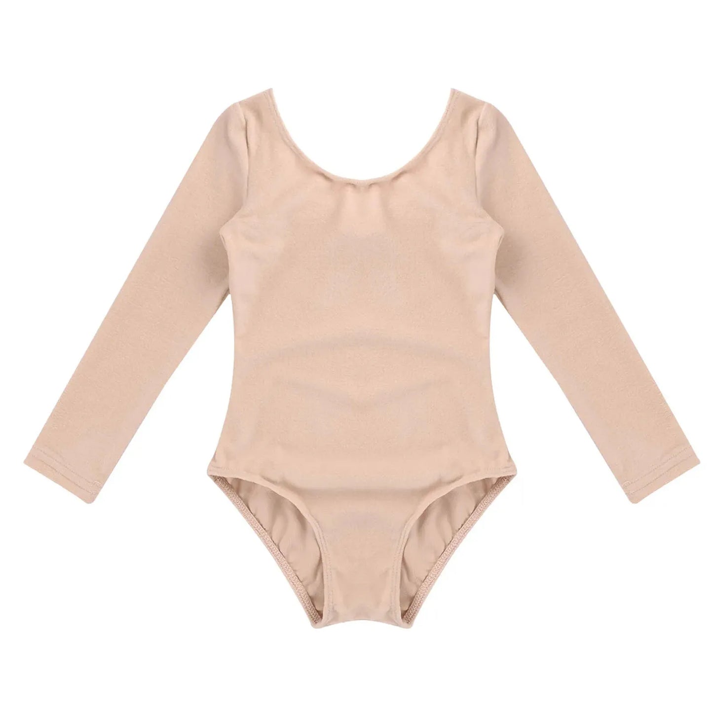 Kids Girls Long Sleeve Ballet Leotards Dance