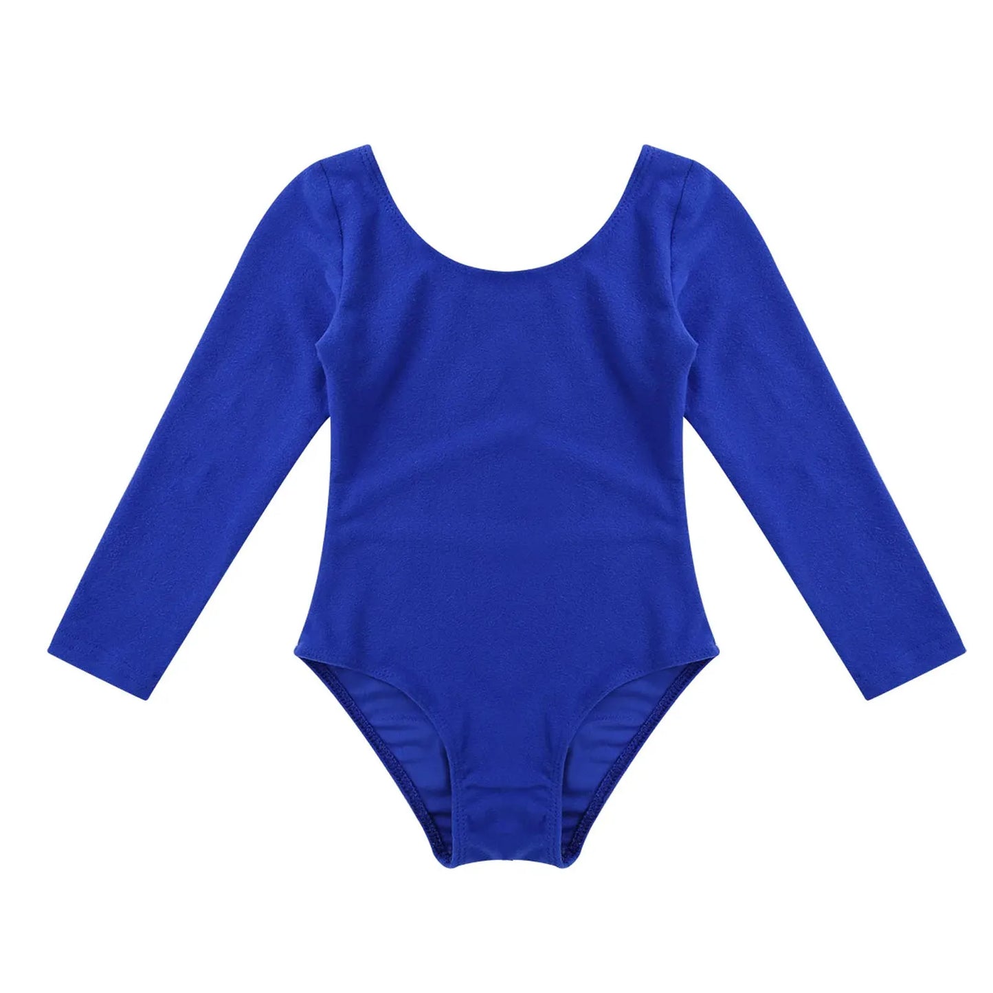 Kids Girls Long Sleeve Ballet Leotards Dance