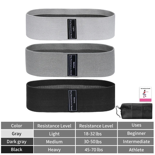 Fabric Resistance Booty Bands for Workouts