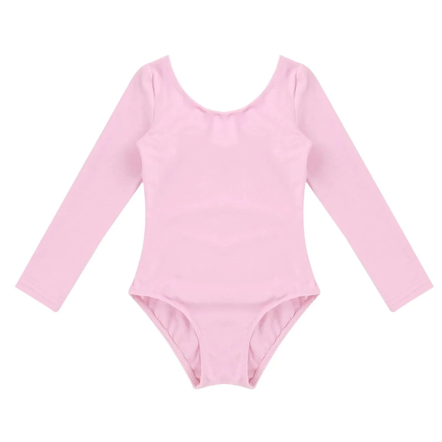 Kids Girls Long Sleeve Ballet Leotards Dance