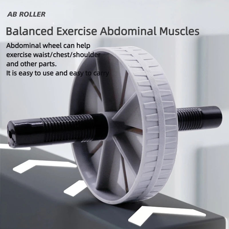 Abdominal Wheel Roller – Non-Slip, Silent, Core Strength Trainer