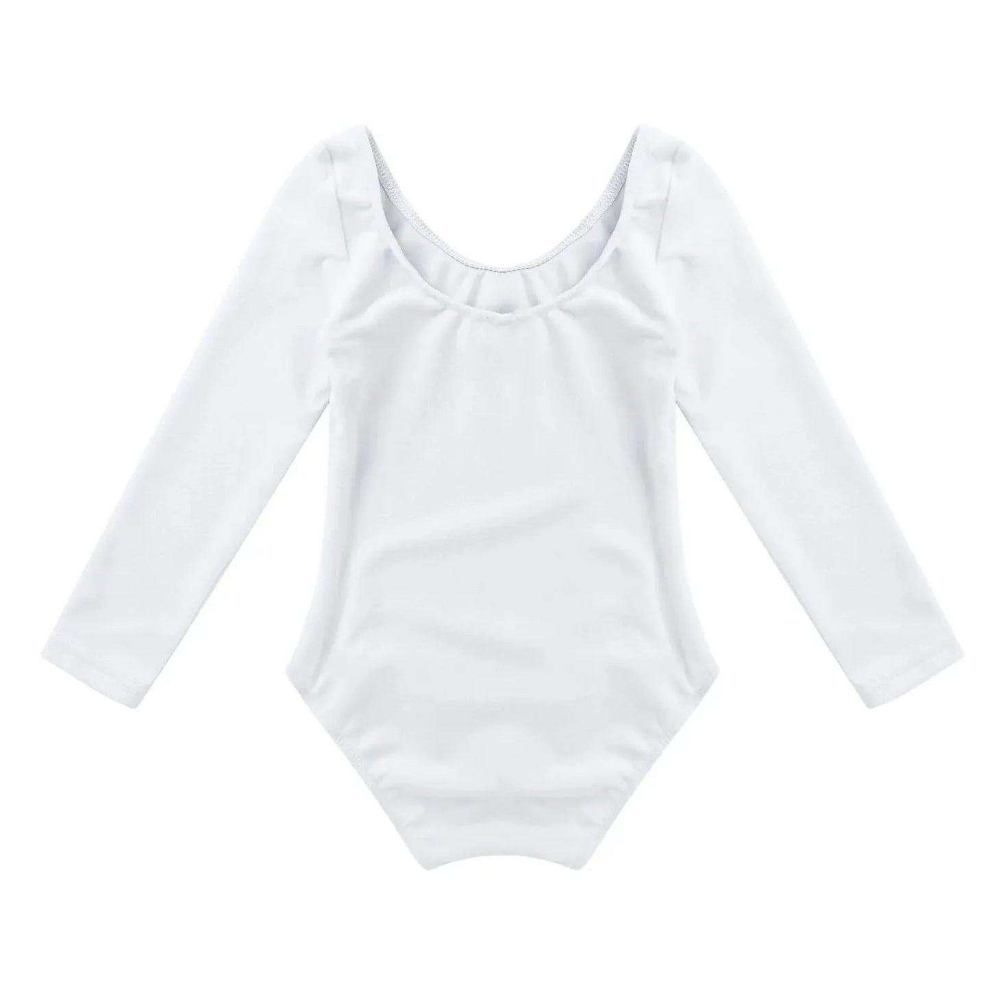 Kids Girls Long Sleeve Ballet Leotards Dance