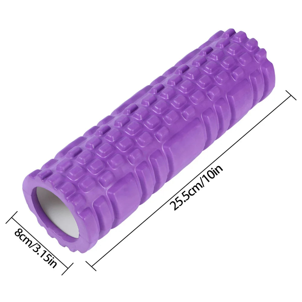 25.5cm Foam Roller Yoga Pilates Back Massage Exercise Fitness Equipment